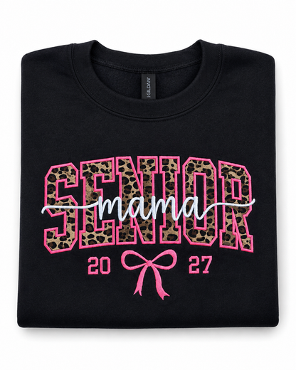 SENIOR MAMA Applique Sweatshirt