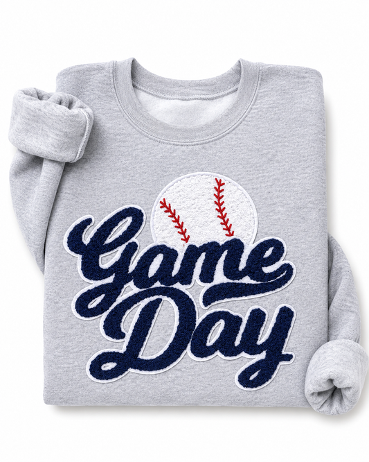 Game Day Chenille Patch Sweatshirt