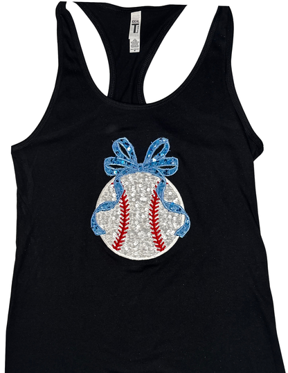 Sequin Baseball Tank