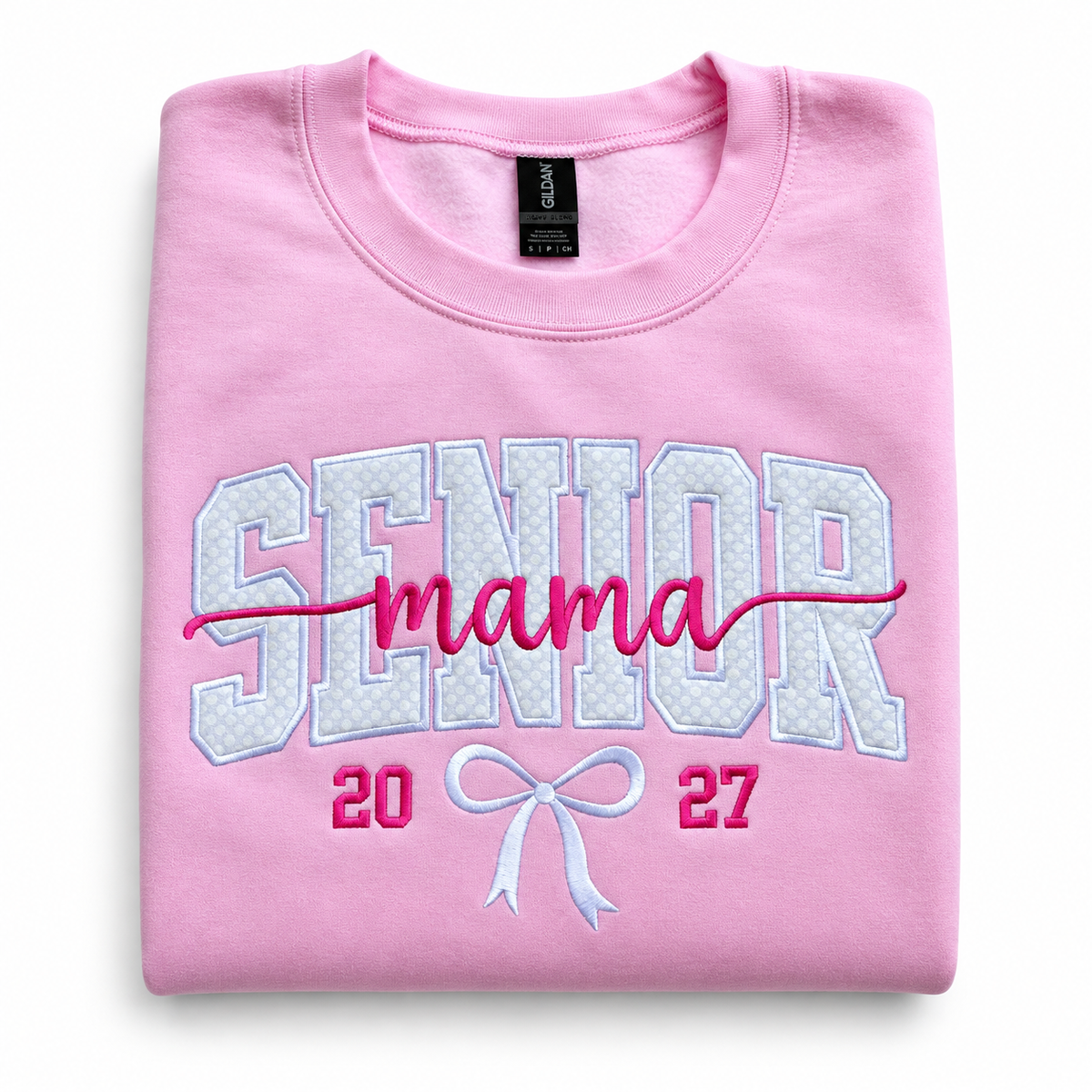 SENIOR MAMA Applique Sweatshirt