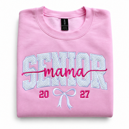 SENIOR MAMA Applique Sweatshirt