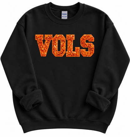 VOLS Sequin Sweatshirt Youth and Adult