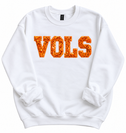 VOLS Sequin Sweatshirt Youth and Adult