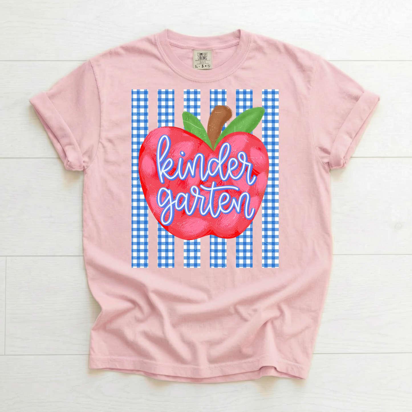 Gingham Grade Level Printed T-shirt