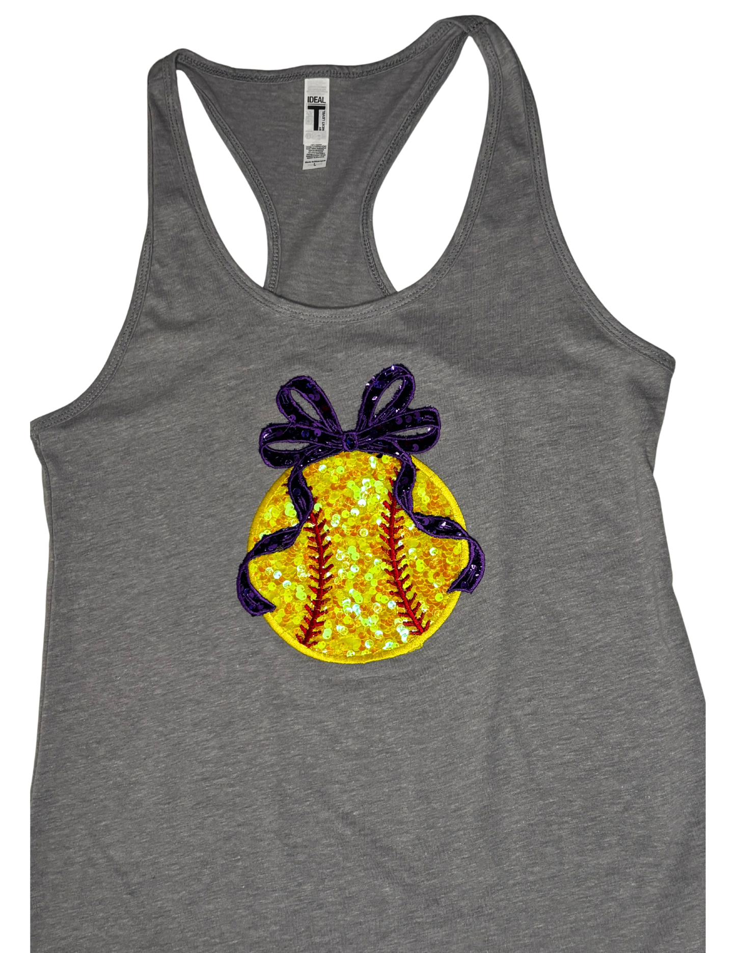 Sequin Softball Tank