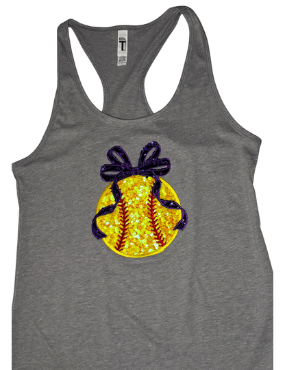Sequin Softball Tank