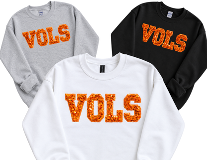 VOLS Sequin Sweatshirt Youth and Adult
