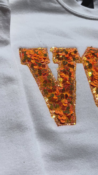 VOLS Sequin Sweatshirt Youth and Adult